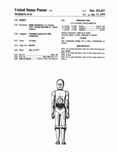 Product picture Star Wars C3PO Patent