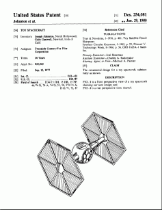Product picture Tie Fighter, AT-AT and Boba Fett Star Wars Patents